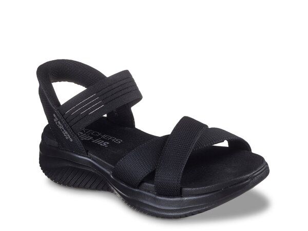 スケッチャーズ レディース シューズ サンダル Skechers Ultra Flex 30 Summerville Sandal Black ブラック