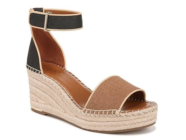 フランコサルト レディース シューズ サンダル Franco Sarto Clemens Espadrille Wedge Sandal Dark Brown ブラウン