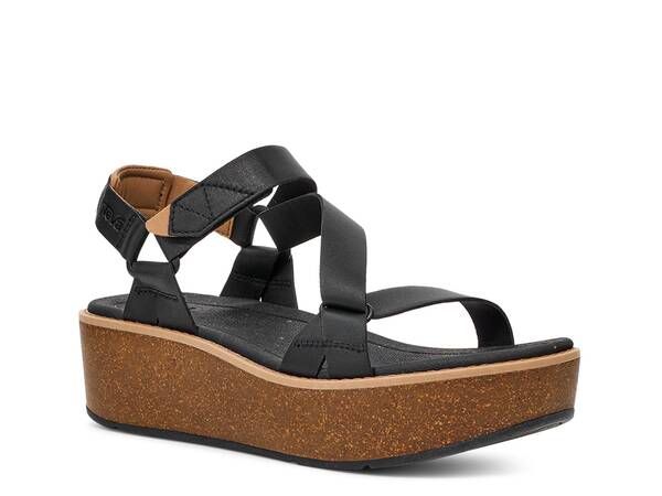 テバ レディース シューズ サンダル プラットフォーム Teva Madera Platform Sandal Black ブラック