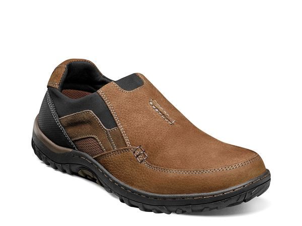 ノンブッシュ メンズ シューズ スリッポン・ローファー Nunn Bush Quest Moc Toe SlipOn Tan タン