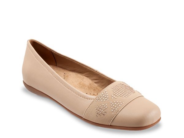 トロッターズ レディース シューズ パンプス Trotters Samantha Ballet Flat Nude