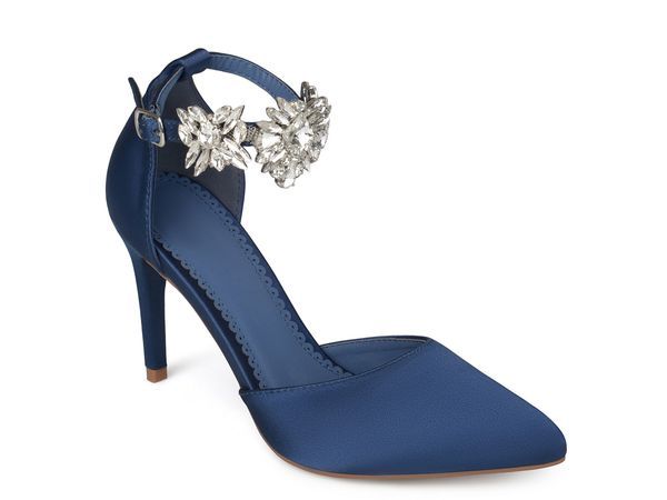 ジュルネ コレクション レディース シューズ パンプス Journee Collection Loxley Pump Navy ネイビー