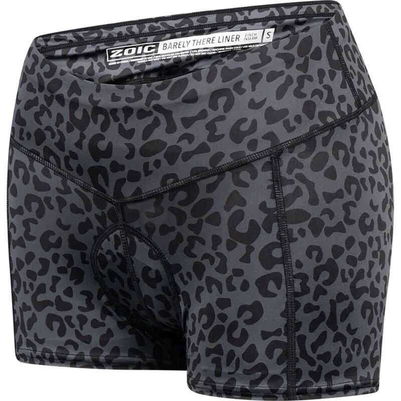 ゾイック レディース ボトムス カジュアルパンツ ZOIC Barely There Liner Womens Black Cheetah ブラック