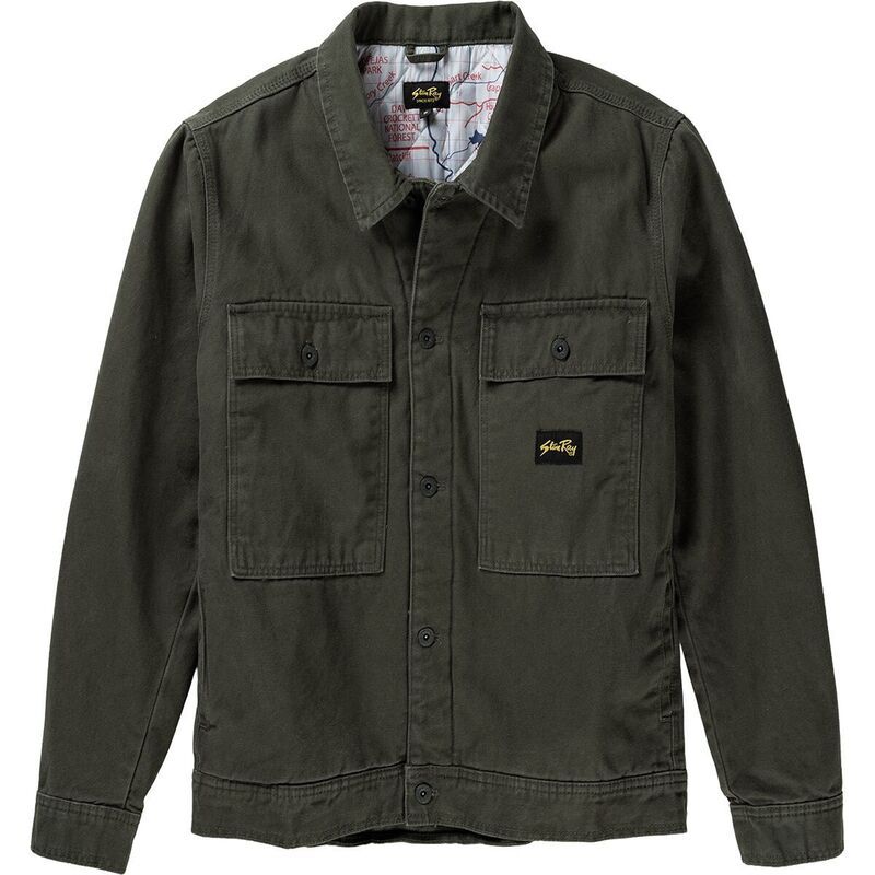 スタンレイ メンズ アウター ジャケット・ブルゾン ジャケット Stan Ray Lined Trucker Jacket Mens Charcoal Duck チャコール