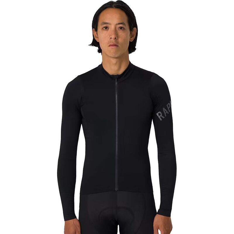 ラファ メンズ トップス Tシャツ ジャージー Rapha Pro Team Long Sleeve Midweight Jersey Mens BlackWhite ホワイト