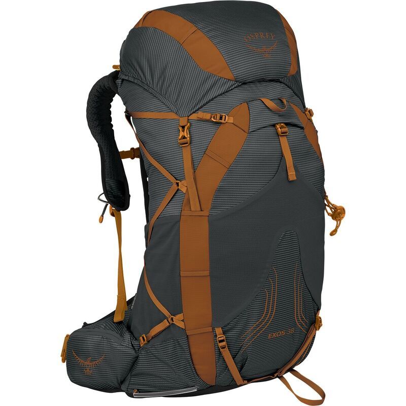 オスプレーパック メンズ バッグ バックパック・リュックサック Osprey Packs Exos 38L Backpack Dark Charcoal Grey チャコール