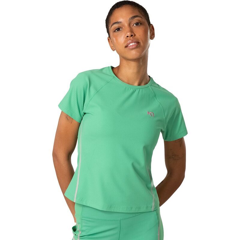カリ ツラー レディース トップス Tシャツ Kari Traa Linnea TShirt Womens Green グリーン