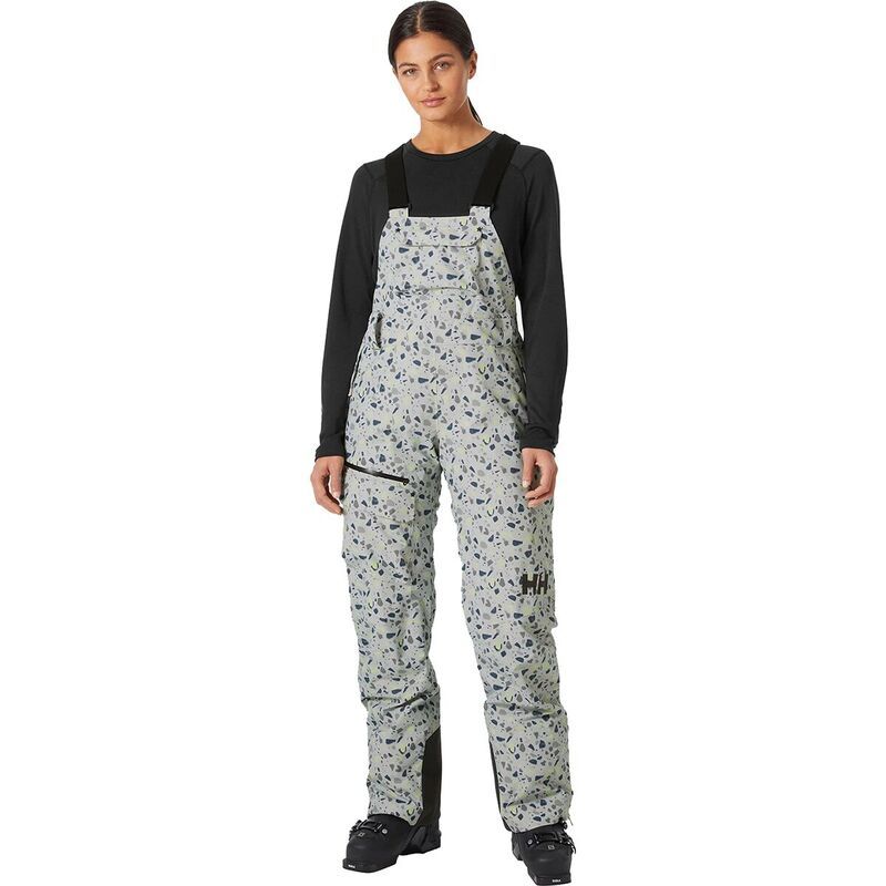 ヘリーハンセン レディース ボトムス カジュアルパンツ Helly Hansen Powderqueen Bib Pant Womens Mellow Grey Granite グレー