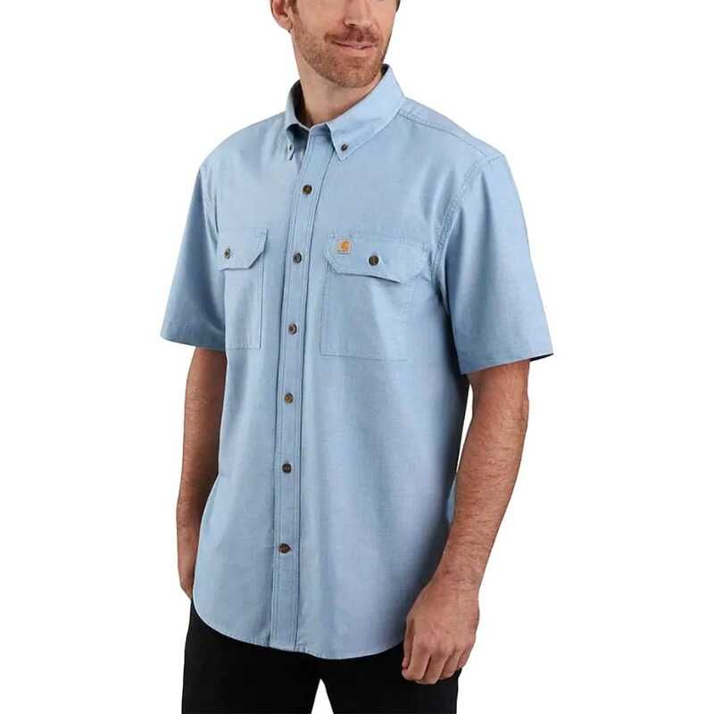 カーハート メンズ トップス シャツ Carhartt TW369 Original Fit Shirt Mens Blue Chambray ブルー