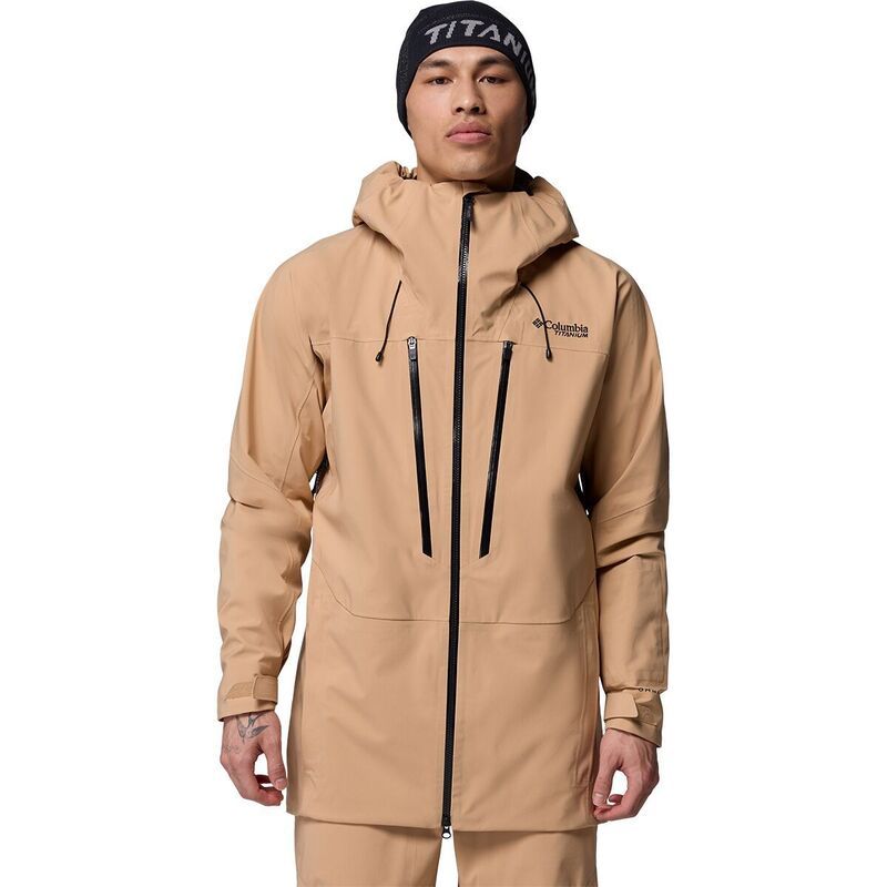 コロンビア メンズ アウター ジャケット・ブルゾン ジャケット Columbia Platinum Peak II 3L Shell Jacket Mens Canoe