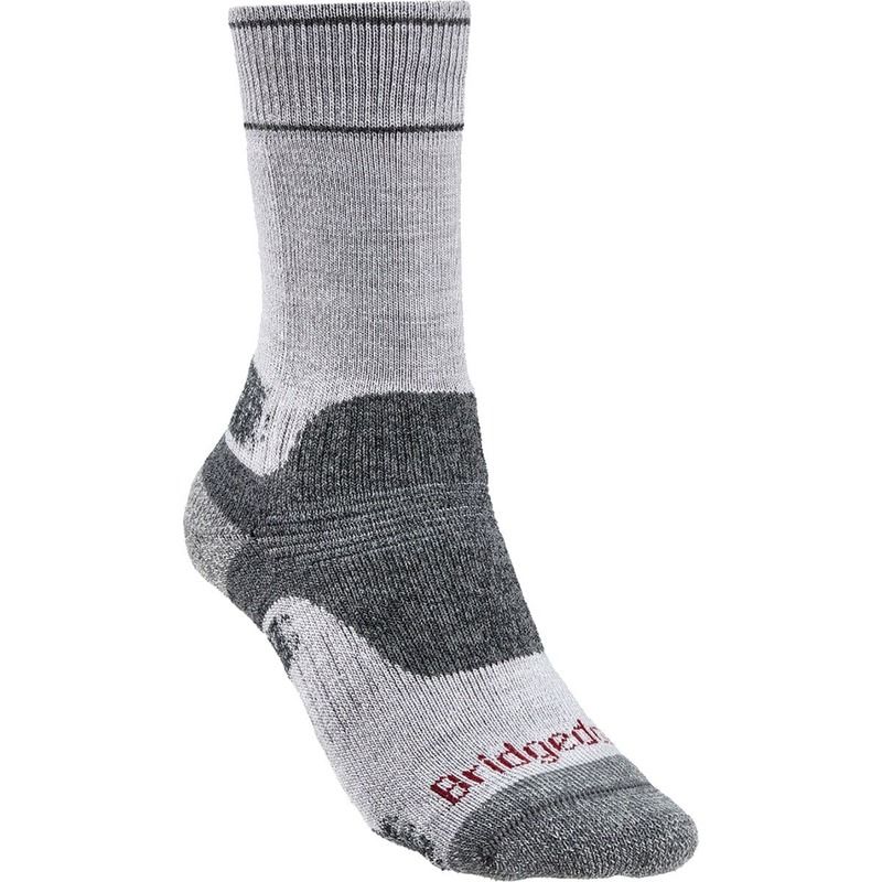 ブリッジデール レディース アンダーウェア 靴下 ブーツ Bridgedale Hike Midweight Merino Endurance Boot Sock Womens Silver Grey グレー