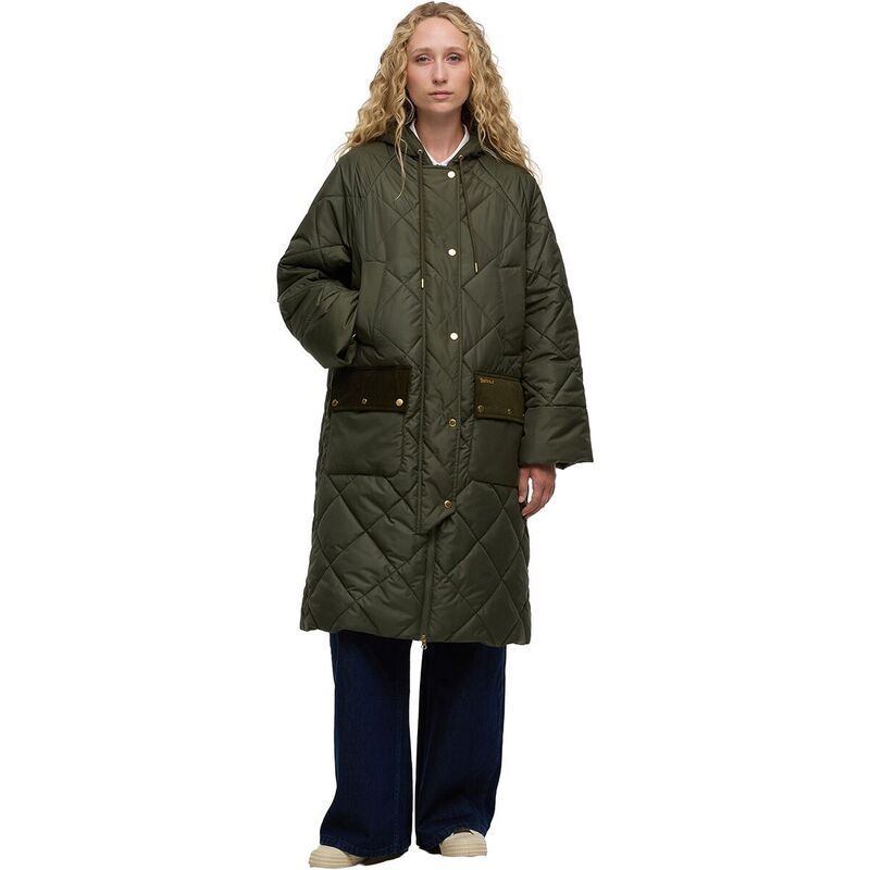 バブアー レディース アウター ジャケット・ブルゾン キルティング Barbour Braidley Quilted Jacket Womens OliveAncientartan オリーブ 64,790円