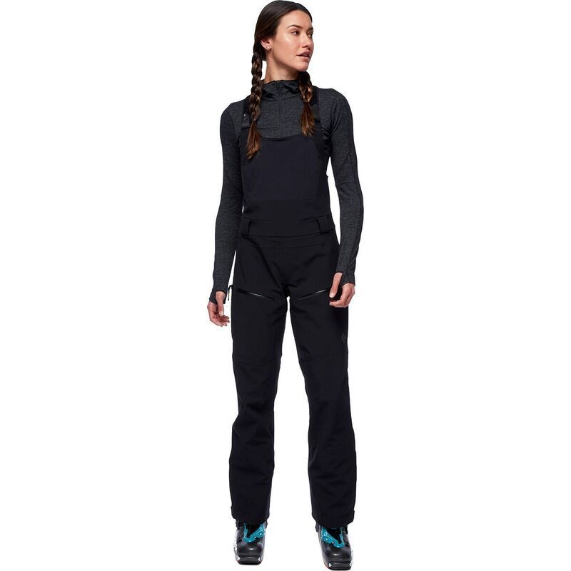 ブラックダイヤモンド レディース ボトムス カジュアルパンツ Black Diamond Recon Stretch Bibs Womens Black ブラック