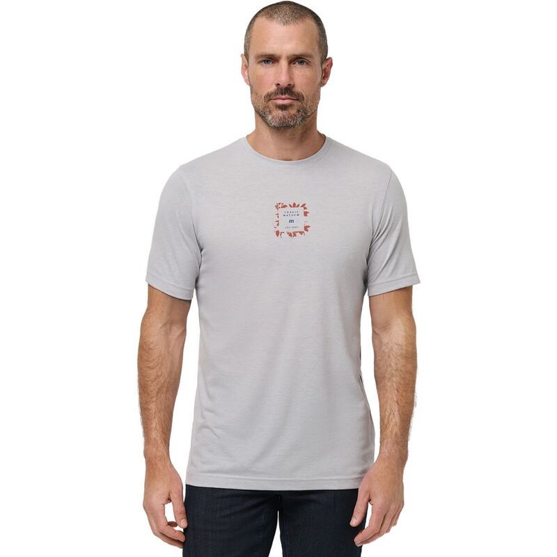 トラビスマヒュー メンズ トップス Tシャツ TravisMathew Short Layover TShirt Mens Heather Light Grey グレー