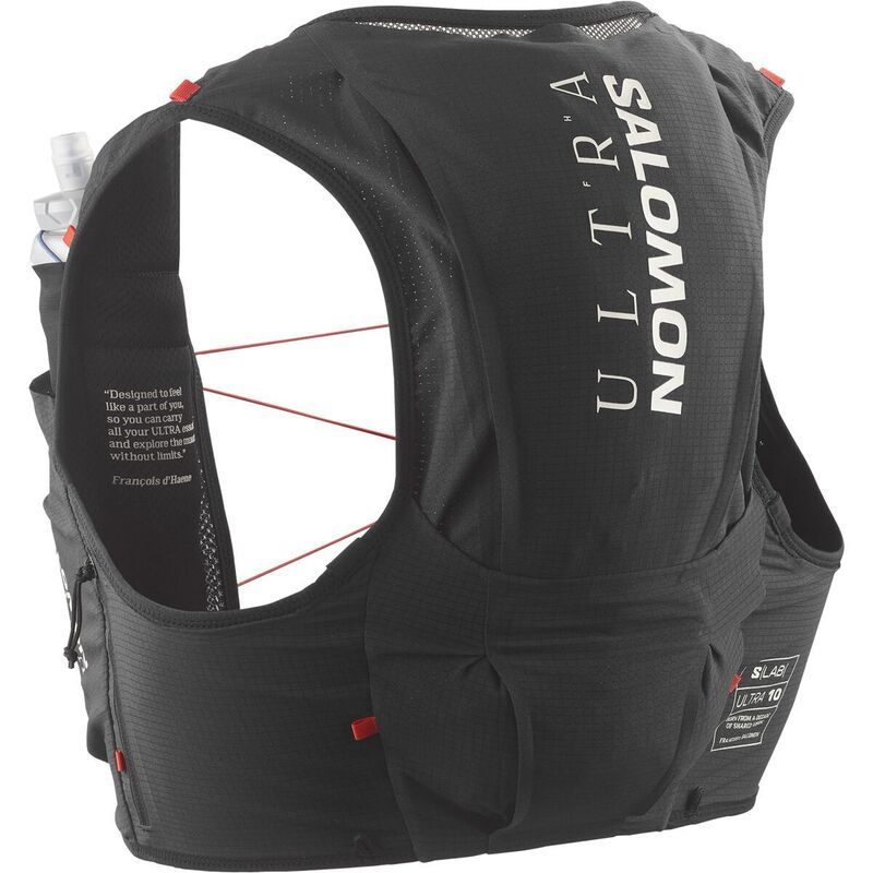 サロモン メンズ バッグ バックパック・リュックサック ベスト Salomon SLab Ultra 10L Hydration Vest Black ブラック