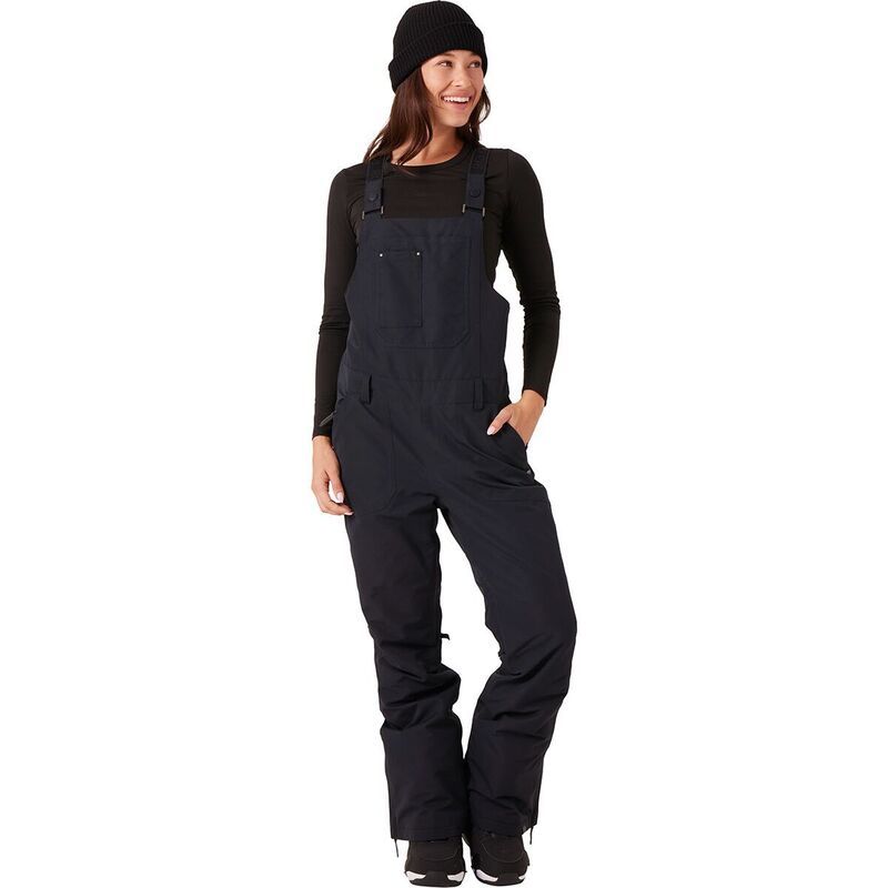 ロキシー レディース ボトムス カジュアルパンツ Roxy Rideout Bib Womens Black ブラック