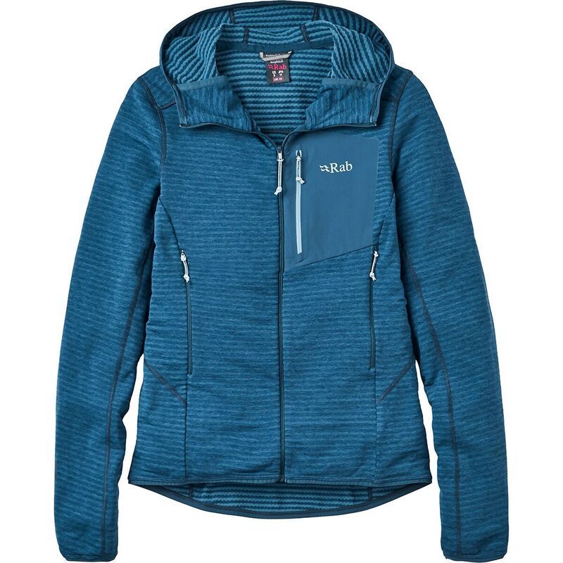 ラブ レディース アウター ジャケット・ブルゾン パーカー Rab Ascendor Light Hoodie Womens Tempest Blue ブルー