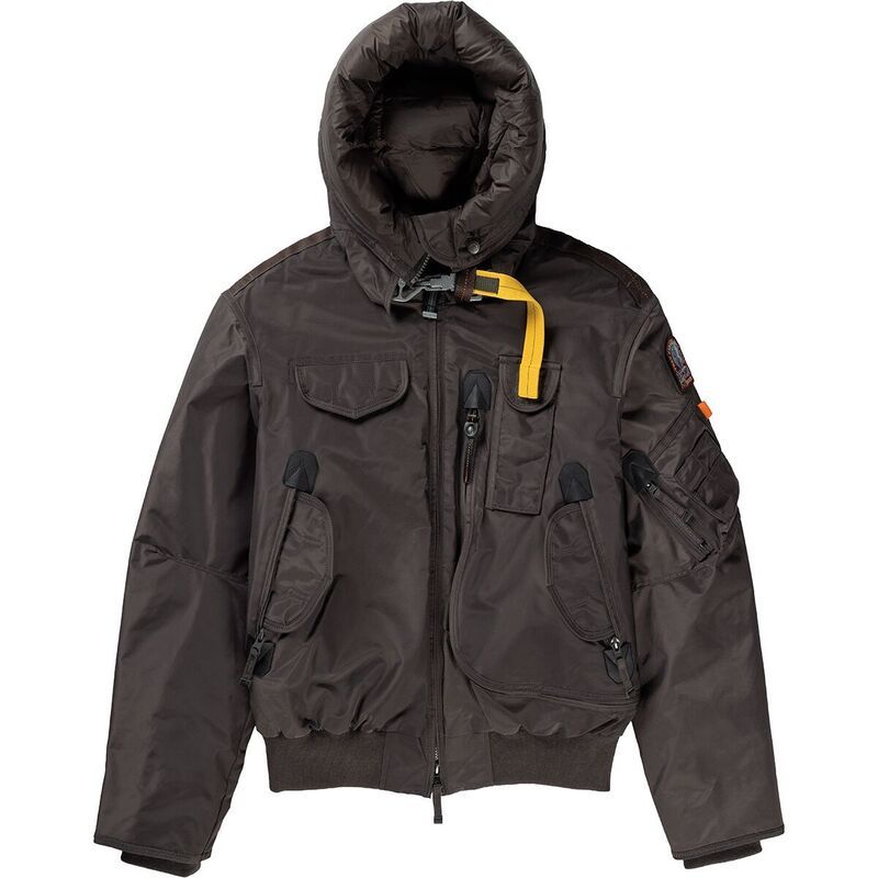 パラジャンパーズ レディース アウター ジャケット・ブルゾン ダウン Parajumpers Gobi Hoodedown Bomber Womens Earth Brown ブラウン