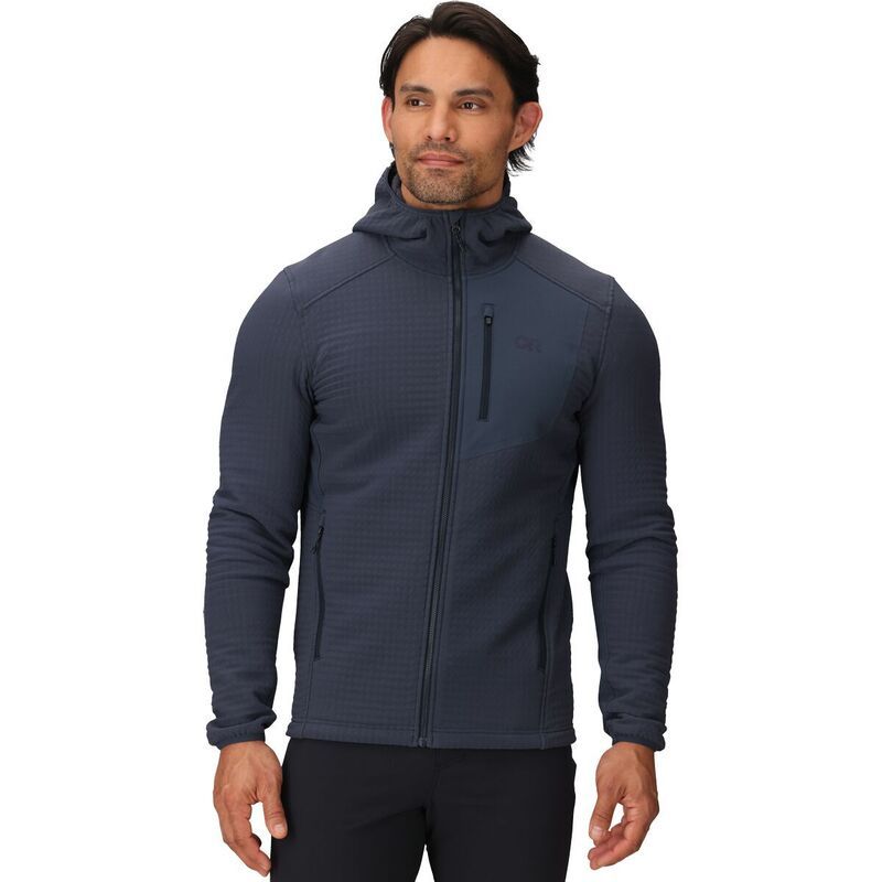 アウトドアリサーチ メンズ アウター ジャケット・ブルゾン プラスサイズ フリース パーカー Outdoor Research Vigor Plus Fleece Hoodie Mens Atlantic