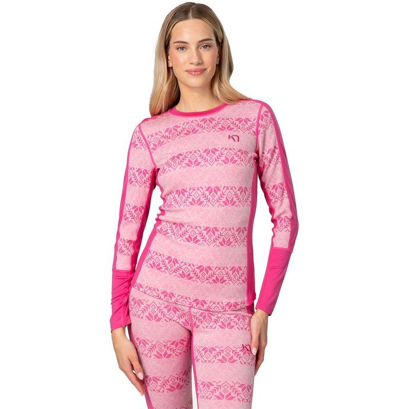 カリ ツラー レディース トップス Tシャツ 長袖 Kari Traanna LongSleeve Top Womenspink