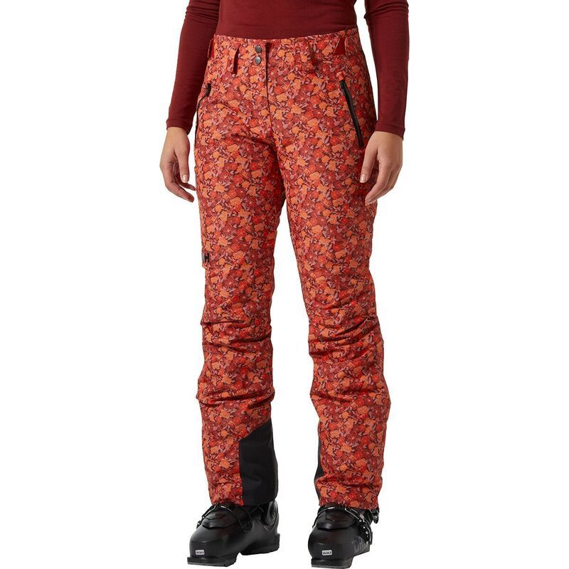 ヘリーハンセン レディース ボトムス カジュアルパンツ Helly Hansen Legendary Insulated Pant Womens Red Flower Aop Small レッド