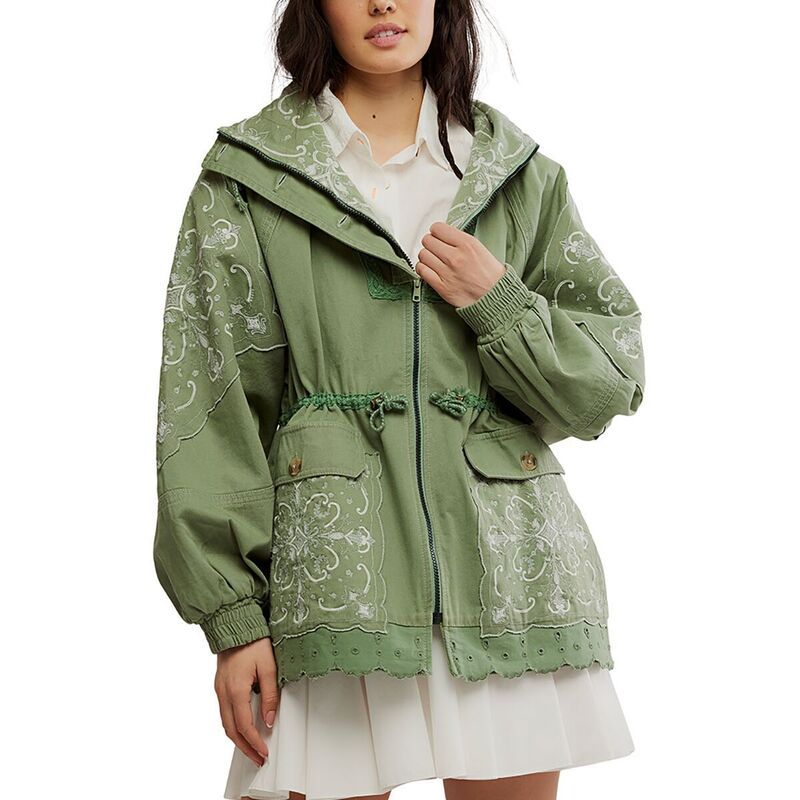 フリーピープル レディース アウター ジャケット・ブルゾン ジャケット Free People Bali Until Dawn Jacket Womens Oil Green グリーン