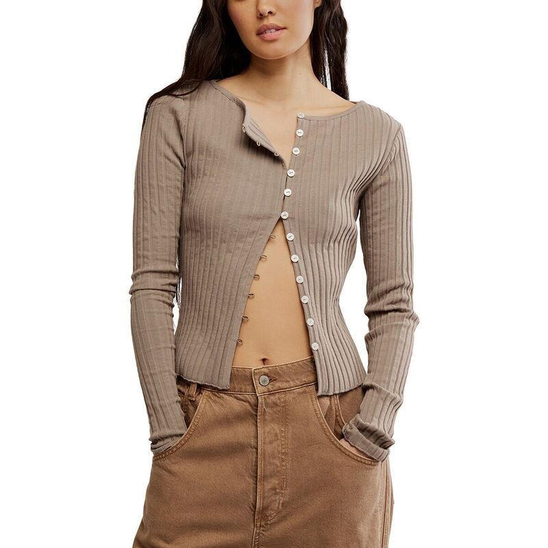 フリーピープル レディース トップス Tシャツ 長袖 Free People Tilly LongSleeve Top Womens Fallen Rock