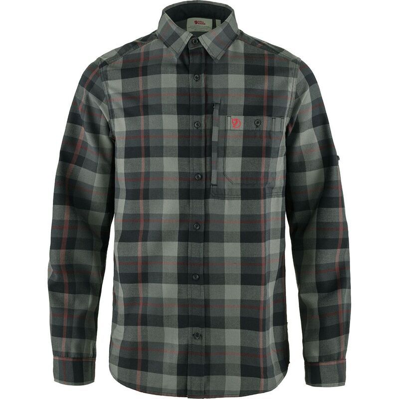 フェールラーベン メンズ トップス シャツ Fjallraven Fjallglim Flannel Shirt Mens BlackGrey ブラック