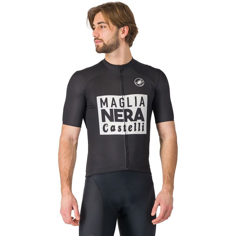 カステリ メンズ トップス Tシャツ ヴィンテージ ジャージー Castelli Vintage GIRO DItalia Jersey Mens Nero