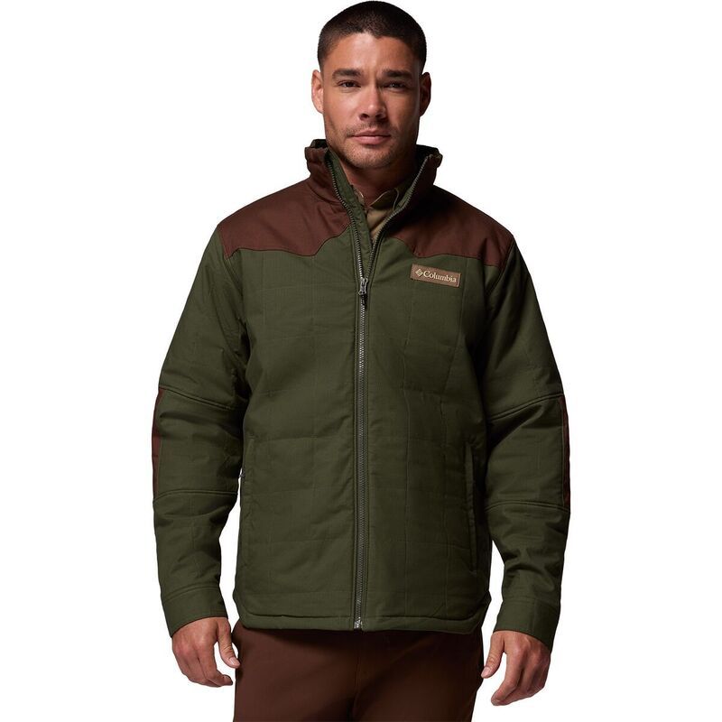 コロンビア メンズ アウター ジャケット・ブルゾン ジャケット Columbia Saddle Point Insulated Jacket Mens Surplus GreenTobacco グリーン