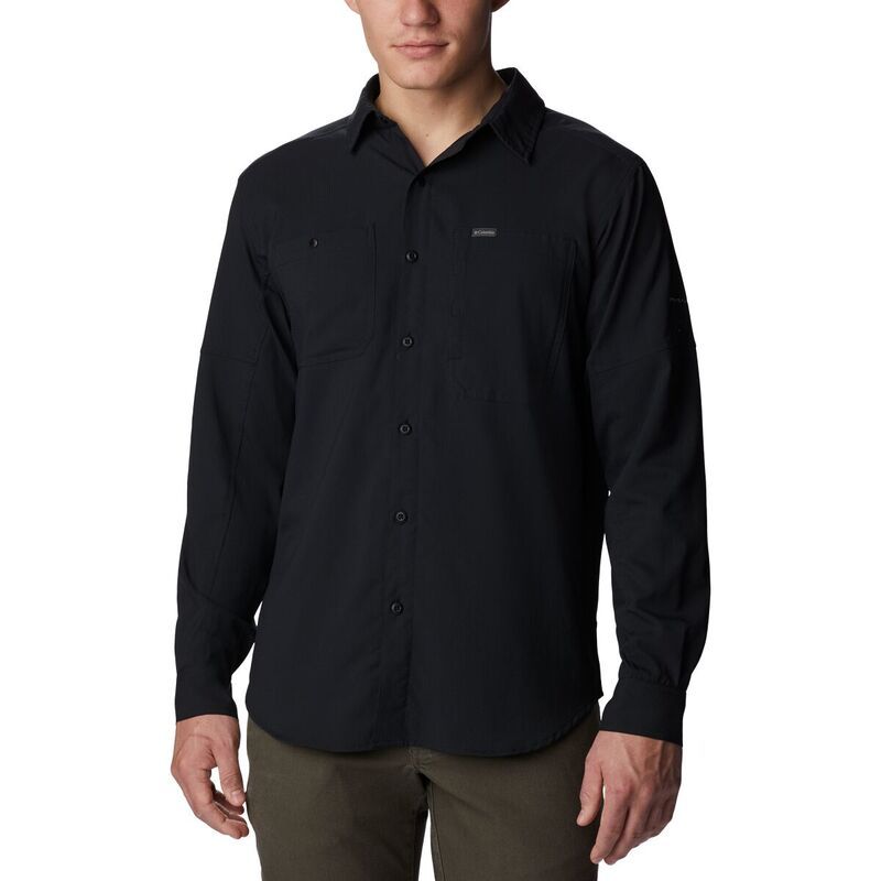 コロンビア メンズ トップス シャツ 長袖 Columbia Silver Ridge Utility Lite LongSleeve Shirt Mens Black ブラック 9,475円