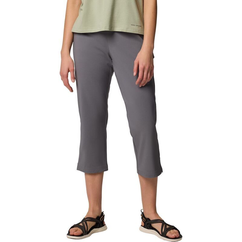 コロンビア レディース ボトムス カジュアルパンツ キャップ Columbia All Seasons Capri Pant Womens City Grey グレー
