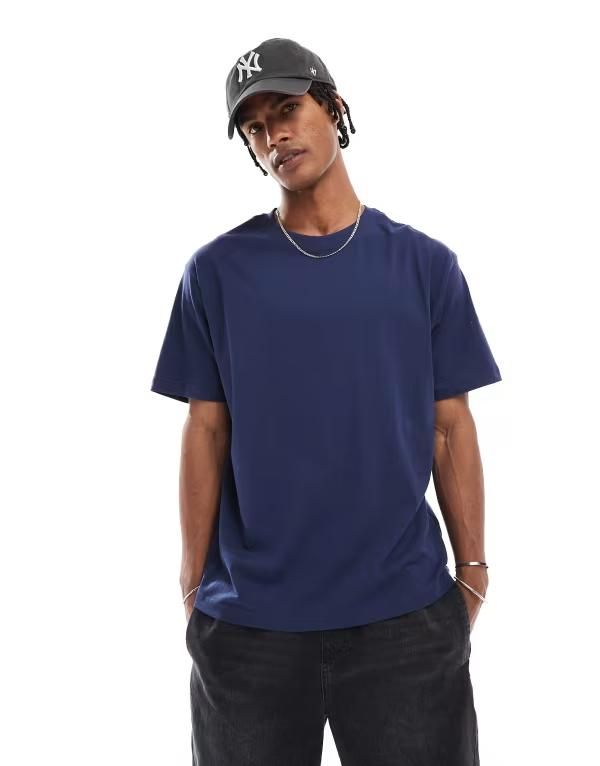 コットンオン メンズ トップス Tシャツ Cotton On loose fit tshirt in indigo INDIGO インディゴ