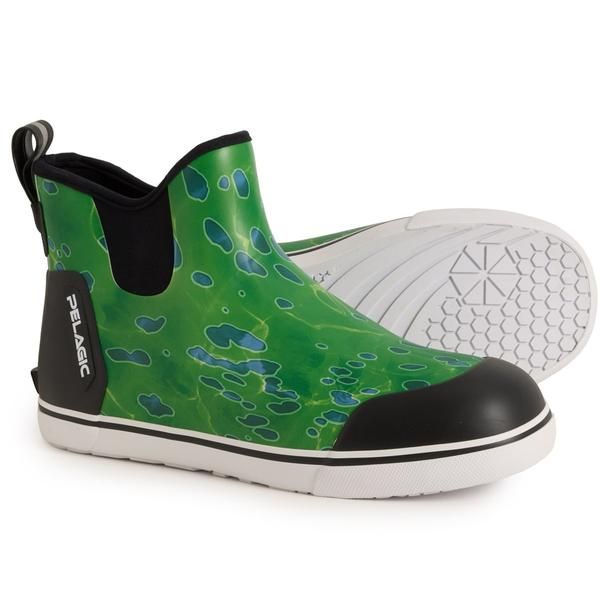 ペラジック メンズ シューズ ブーツ・レインブーツ Pelagic 6 Pursuit Deck Boots Waterproof For Men Dorado Green グリーン