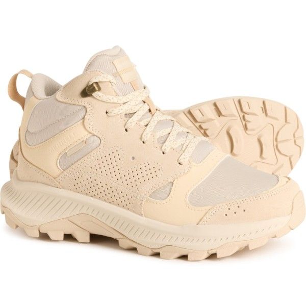 メレル レディース シューズ ブーツ・レインブーツ スエード Merrell Tempo Sol Mid Hiking Boots Waterproof Suede For Women Poplar