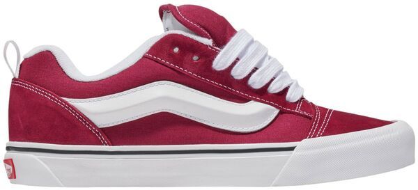 バンズ メンズ シューズ スニーカー Vans Knu Skool Shoes MaroonWhite ホワイト