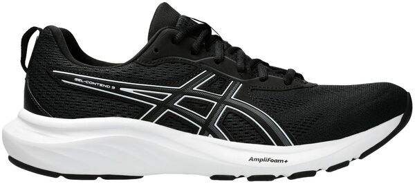 アシックス メンズ シューズ スニーカー ASICS Mens GELCONTEND 9 Running Shoes BlackWhite ホワイト