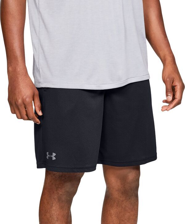 アンダーアーマー メンズ ボトムス ハーフパンツ・ショーツ メッシュ ショートパンツ Under Armour Mens Tech Mesh 9 Shorts BlackPitch Gray ブラック