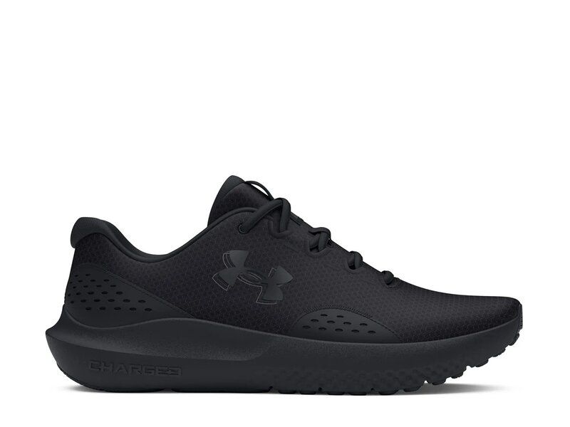 アンダーアーマー メンズ シューズ スニーカー Under Armour Charged Surge 4 Running Shoe Mens Black ブラック