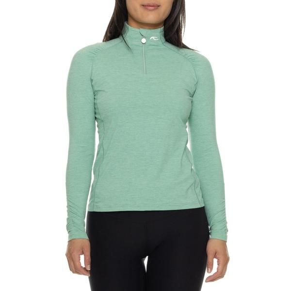 ケージェイユーエス レディース トップス シャツ KJUS Nora Cooling Shirt UPF 50 Zip Neck Long Sleeve Mineral