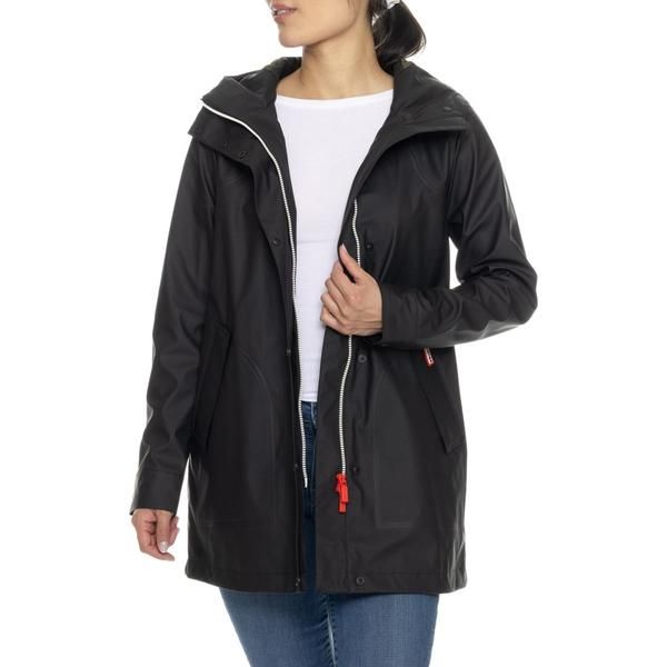 ハンター レディース アウター ジャケット・ブルゾン HUNTER Acacia Rain Jacket Waterproof Black ブラック