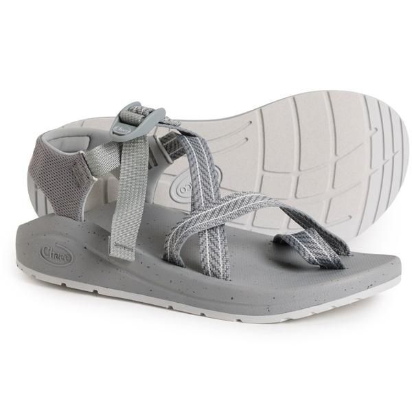 チャコ メンズ シューズ サンダル Chaco CushZ ToeLoop Sport Sandals For Men Frond Cement Gray グレー