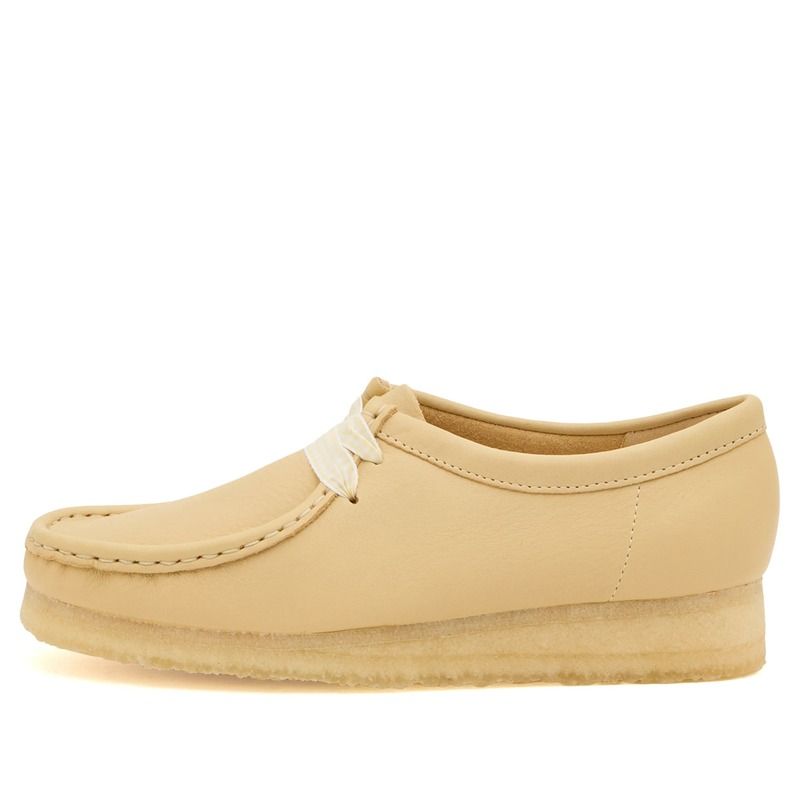 クラークス レディース シューズ ブーツ・レインブーツ レザー Clarks Originals Leather Wallabee Boot Pale Yellow Lea イエロー