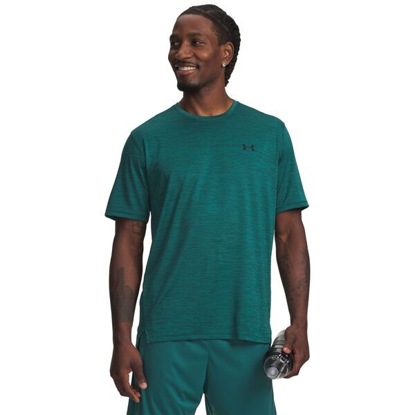 アンダーアーマー メンズ トップス Tシャツ Under Armour Mens Tech Vent Short Sleeve TShirt Rack GreenBlack ブラック
