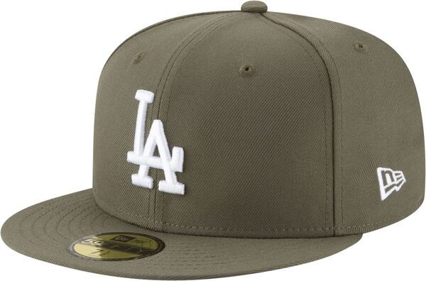 ニューエラ レディース アクセサリー 帽子 New Eradult Los Angeles Dodgers 59Fifty Olive Fitted Hat NoColor オリーブ