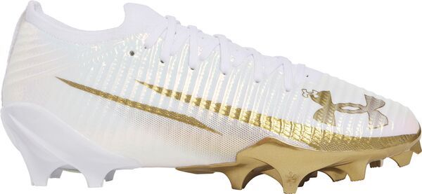アンダーアーマー メンズ シューズ スニーカー Under Armour Blur Pro Football Cleats WhiteGold ホワイト