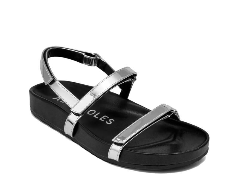 エアロソールズ レディース シューズ サンダル Aerosoles Liana Sandal Silver Metallic シルバー