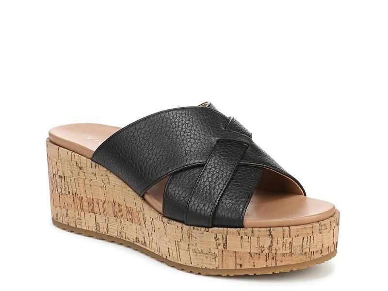 バイオニック レディース シューズ サンダル Vionic Dawn Wedge Sandal Black ブラック