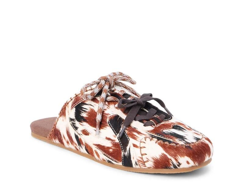 ココナッツバイマッテシィ レディース シューズ サンダル Coconuts by Matisse Devyn Mule Brown Cow Print Calf Hair Leather ブラウン