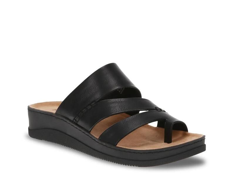 ベアトラップス レディース シューズ サンダル Baretraps Fresha Wedge Sandal Black Synthetic ブラック